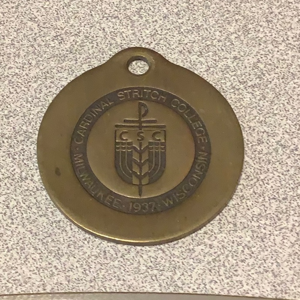 Cardinal Stritch Brass Medallion